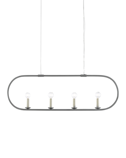 Currey & Co. Burnley Gray Chandelier 9000-0569