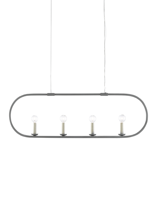 Currey & Co. Burnley Gray Chandelier 9000-0569