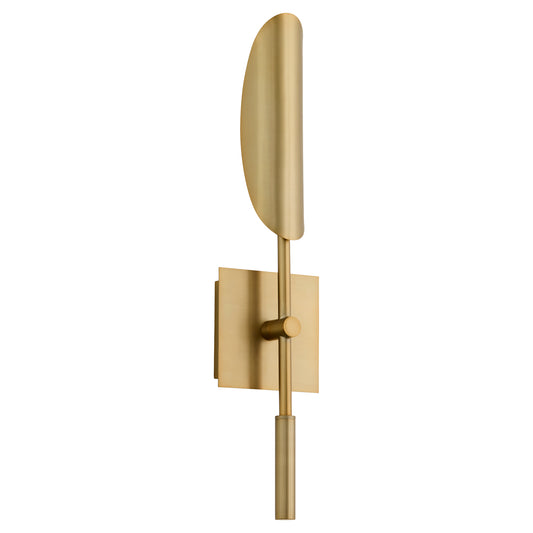 Oxygen Lighting Pivot Sconce in Aged Brass 3-405-40