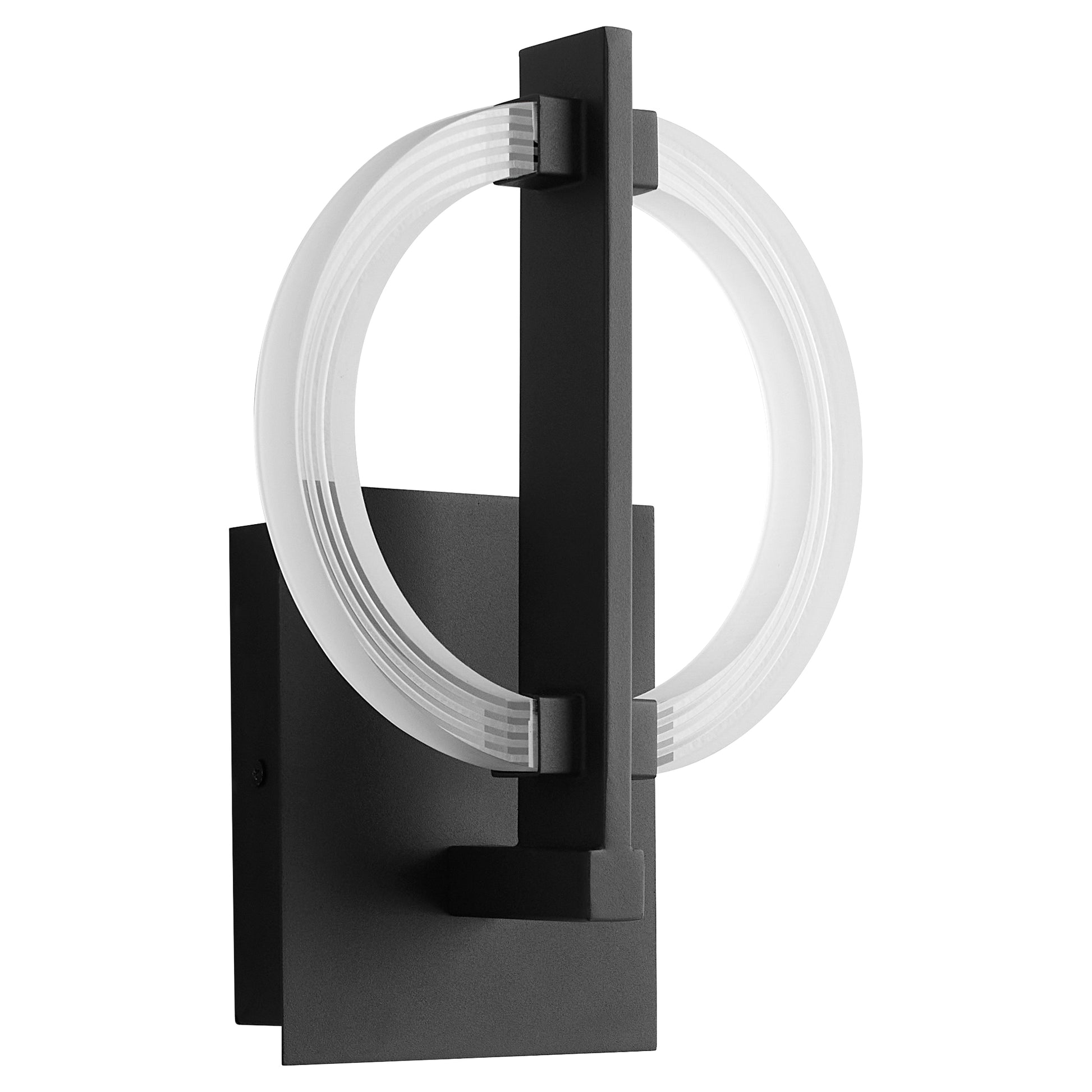 Oxygen Lighting Arena Sconce in Black 3-5014-15