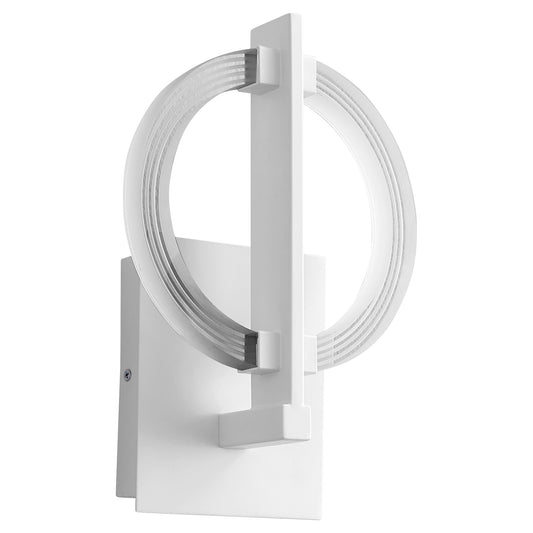 Oxygen Lighting Arena Sconce in White 3-5014-6