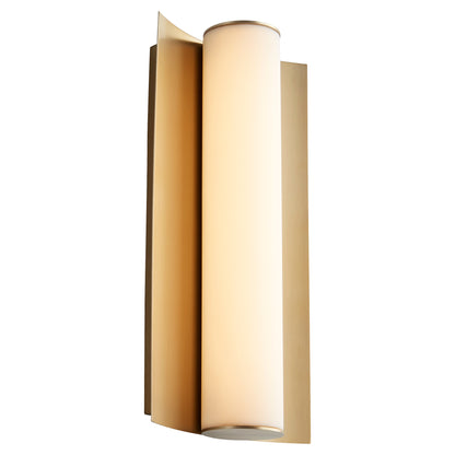 Oxygen Lighting Wave Sconce in Aged Brass 3-5020-40