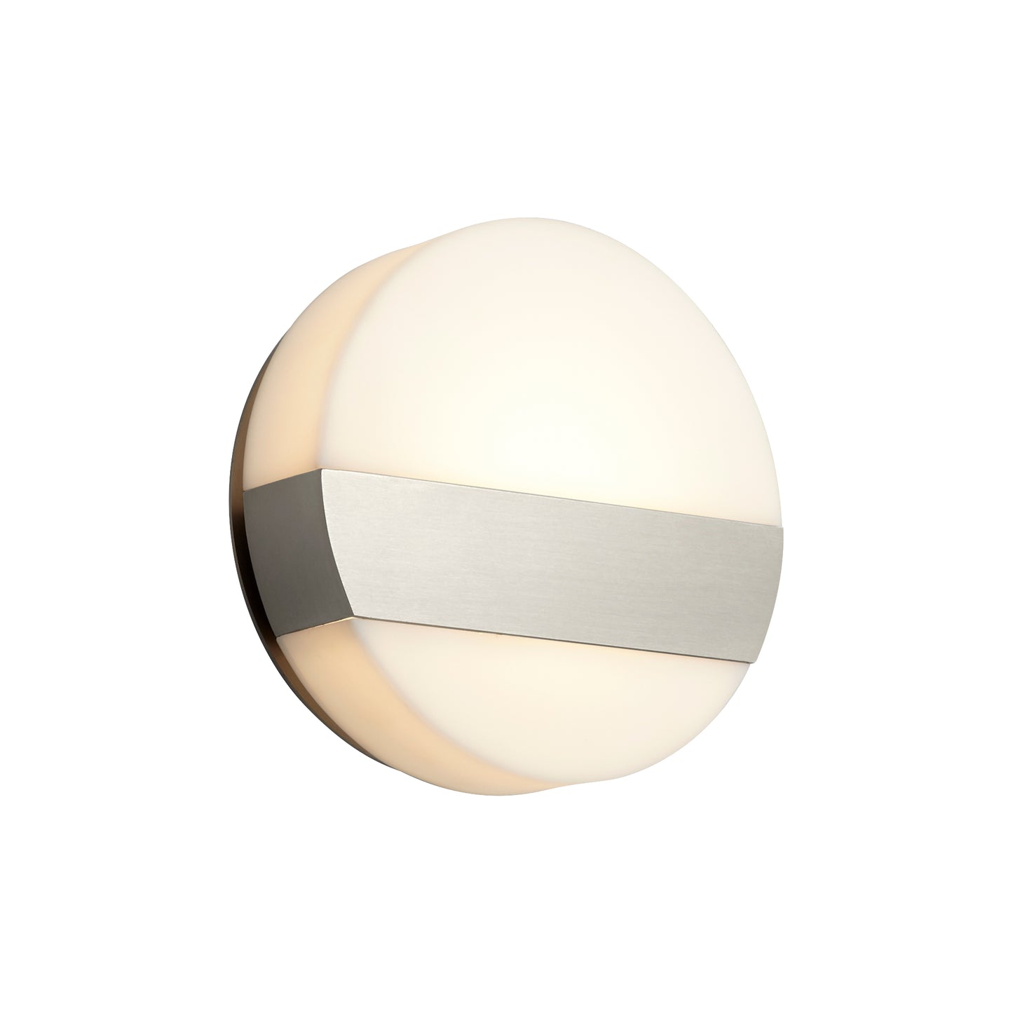 Oxygen Lighting Aurora Sconce in Satin Nickel 3-551-24