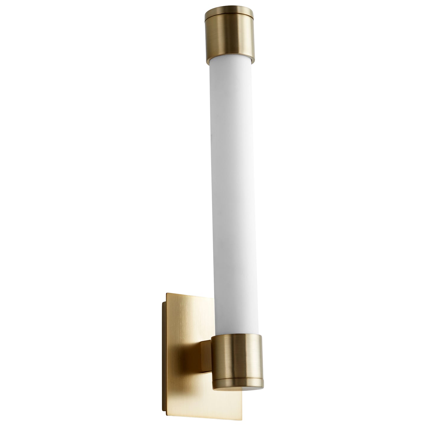 Oxygen Lighting Zenith Ii Sconce in Aged Brass 3-556-40