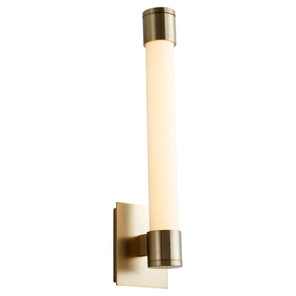 Oxygen Lighting Zenith Ii Sconce in Aged Brass 3-556-40