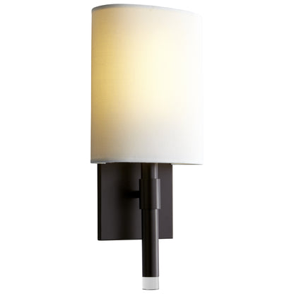 Oxygen Lighting Beacon Sconce in Old World w/ White Linen 3-587-195