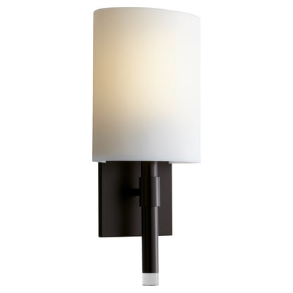 Oxygen Lighting Beacon Sconce in Old World w/ Matte White Acrylic 3-587-295