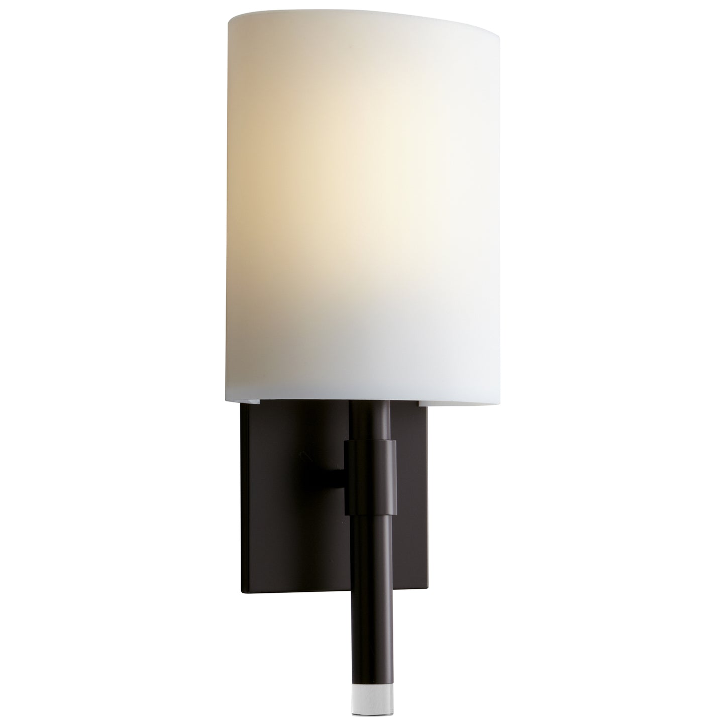 Oxygen Lighting Beacon Sconce in Old World w/ Matte White Acrylic 3-587-295