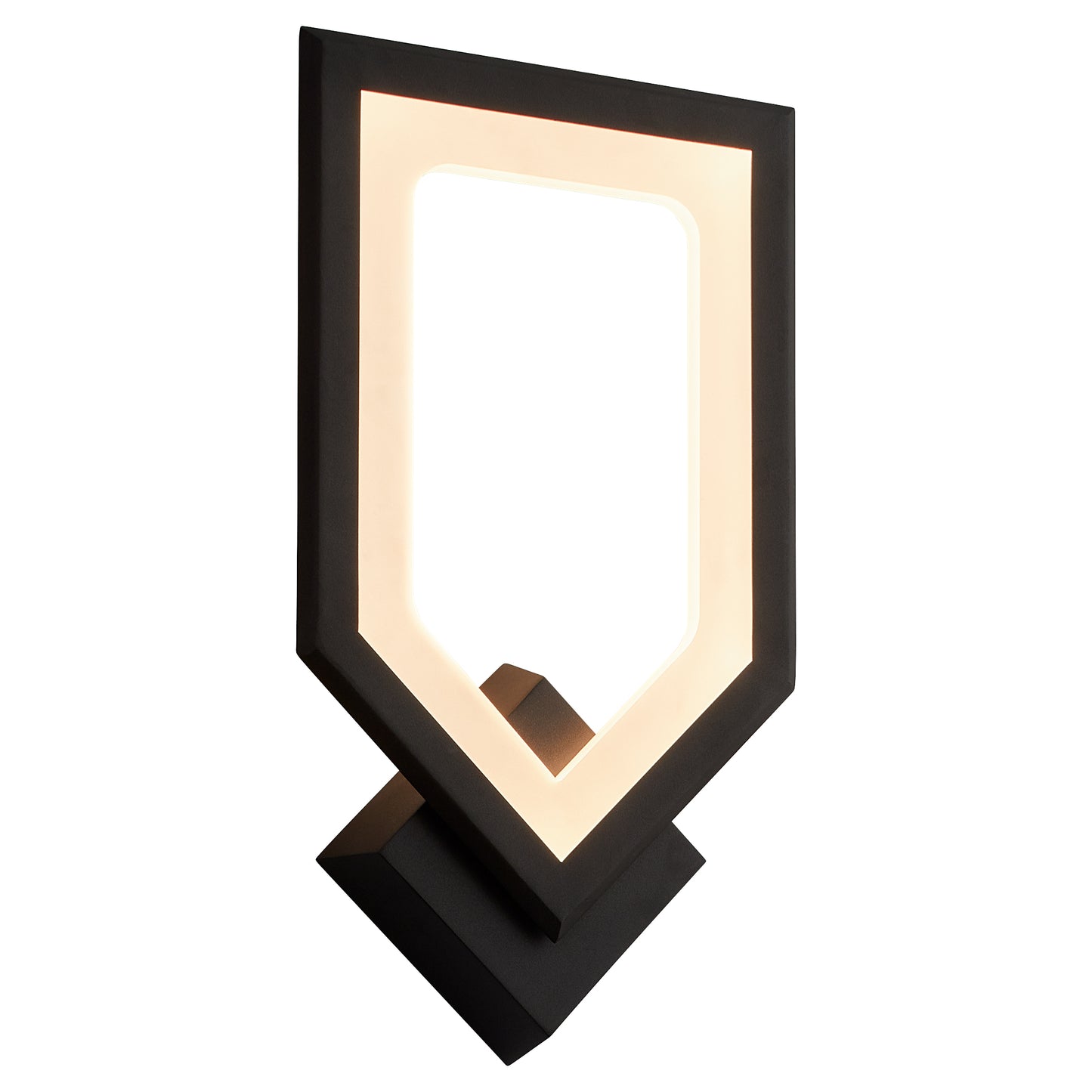 Oxygen Lighting Aegis Sconce in Black 3-59-15