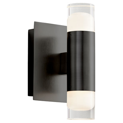 Oxygen Lighting Alarum Sconce in Black 3-594-15