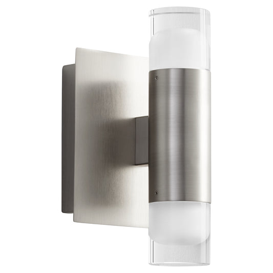 Oxygen Lighting Alarum Sconce in Satin Nickel 3-594-24