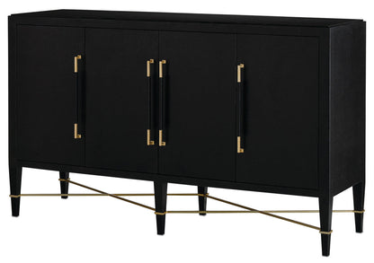 Currey & Co. Verona Black Sideboard 3000-0037