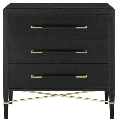 Currey & Co. Verona Black Chest 3000-0065