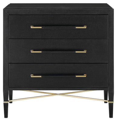 Currey & Co. Verona Black Chest 3000-0065