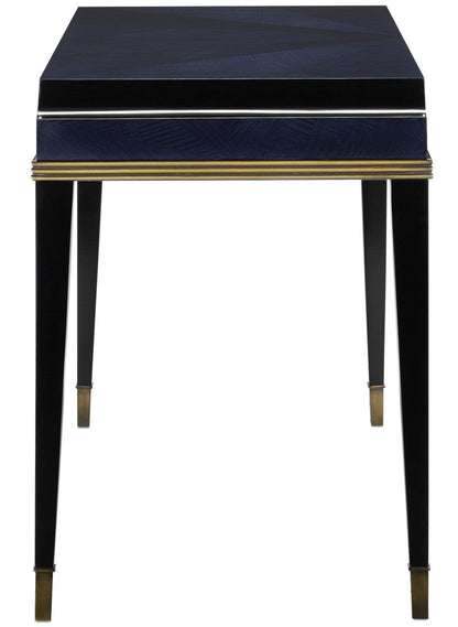 Currey & Co. Kallista Blue Writing Desk 3000-0123