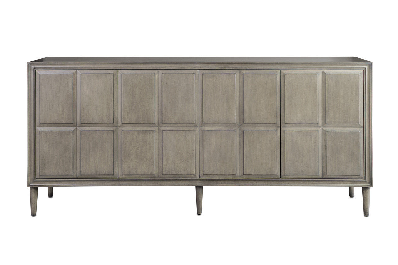 Currey & Co. Counterpoint Gray Credenza 3000-0135