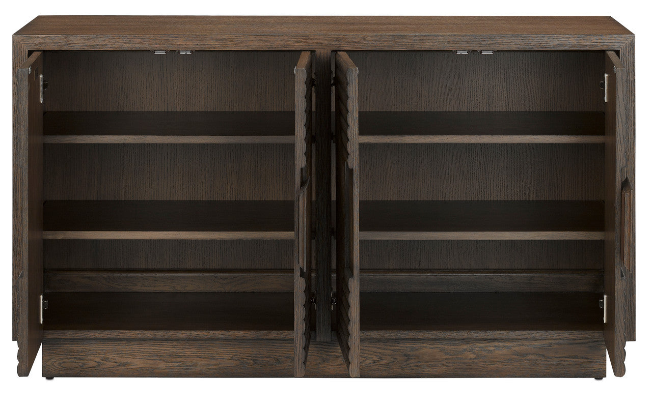 Currey & Co. Morombe Cocoa Cabinet 3000-0136