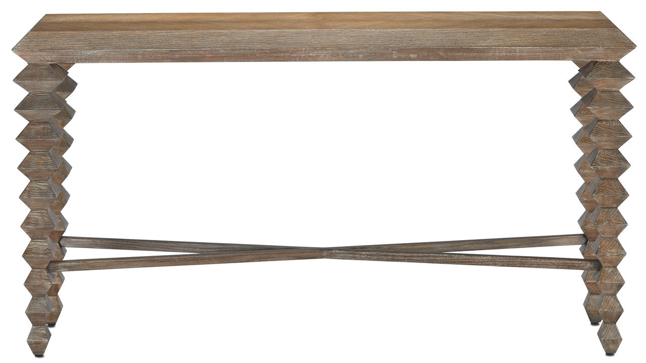 Currey & Co. Saranya Light Pepper Console Table 3000-0161