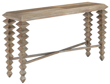 Currey & Co. Saranya Light Pepper Console Table 3000-0161