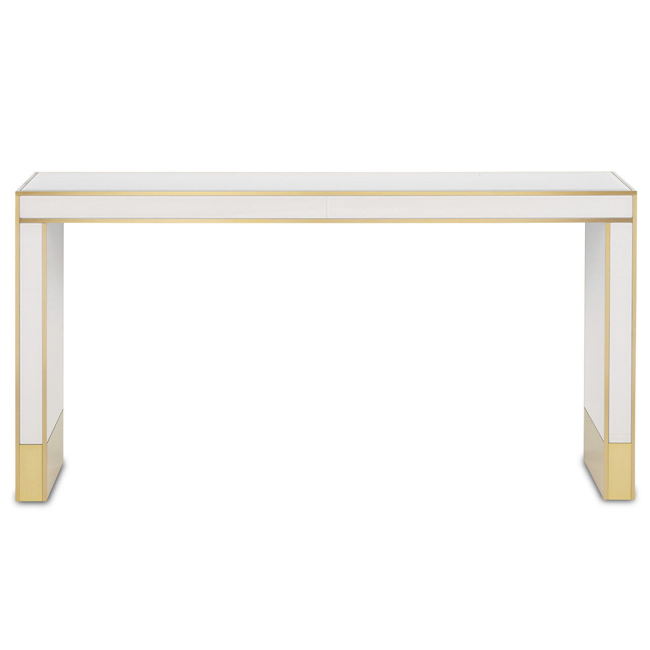 Currey & Co. Arden Ivory Console Table 3000-0209