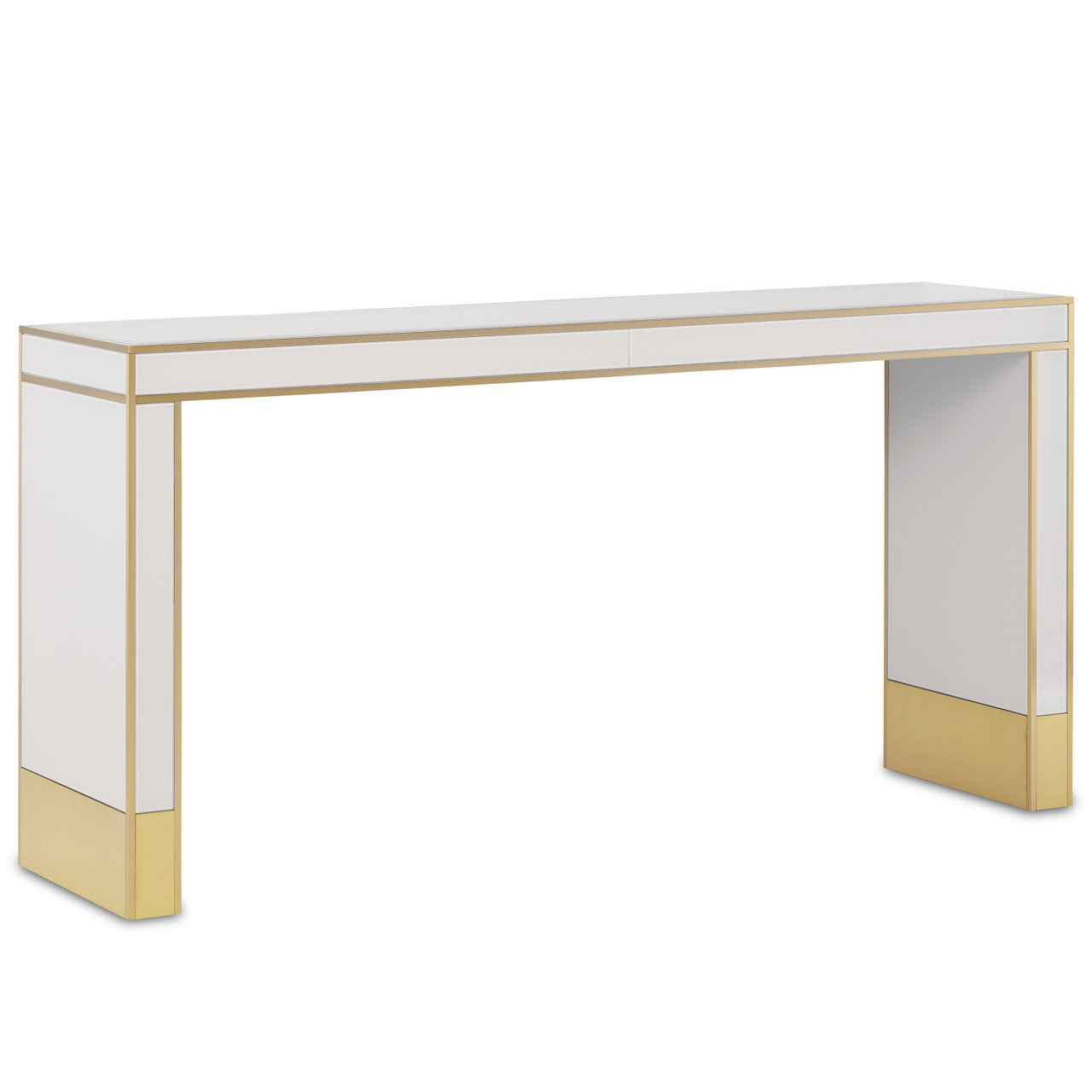 Currey & Co. Arden Ivory Console Table 3000-0209