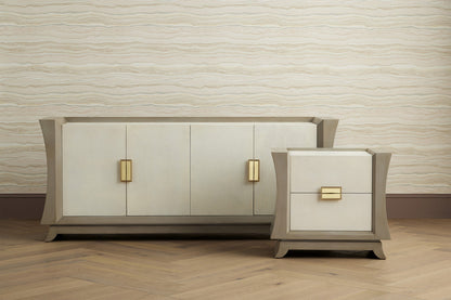 Currey & Co. Koji Cream Credenza 3000-0212