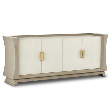 Currey & Co. Koji Cream Credenza 3000-0212