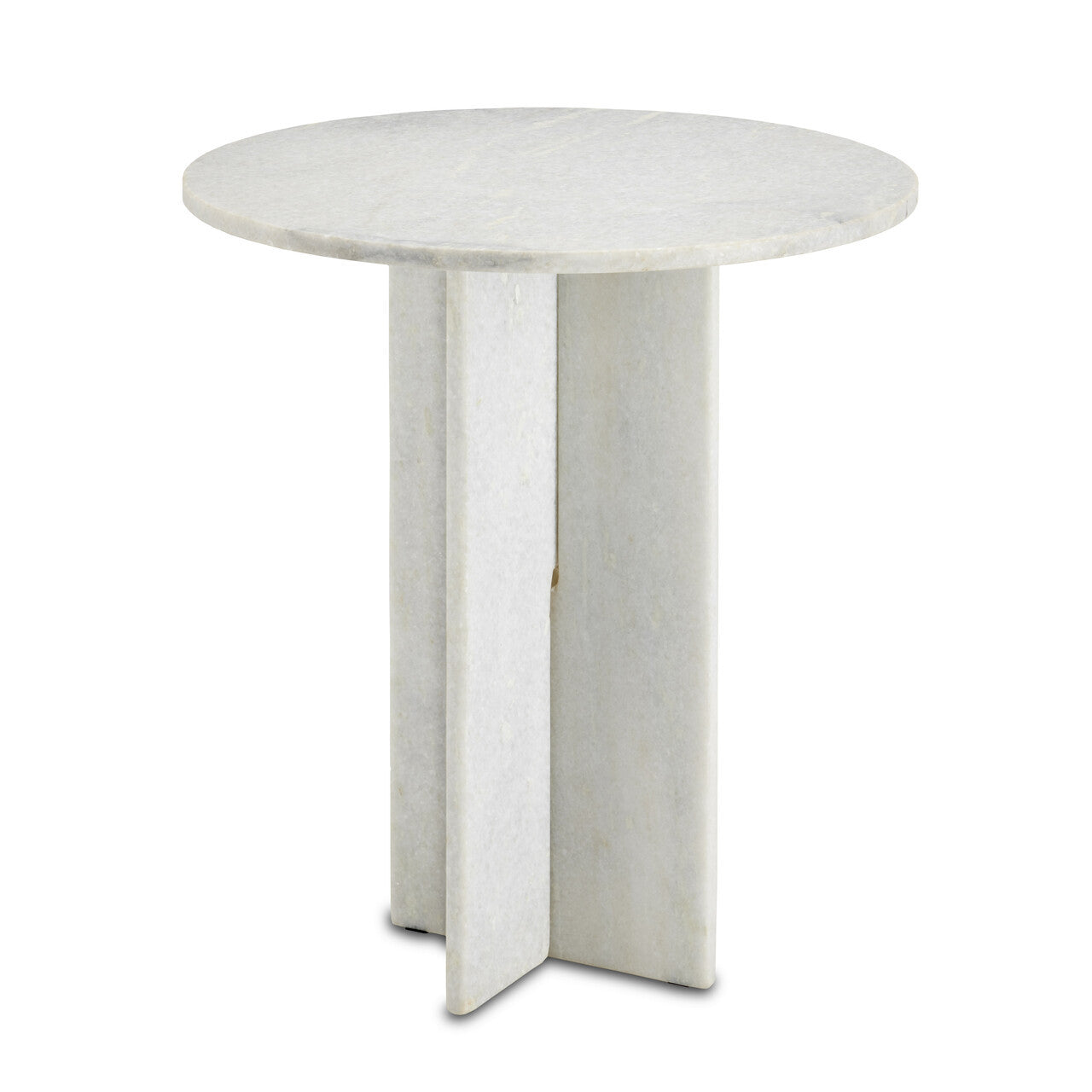 Currey & Co. Harmon White Accent Table 3000-0222