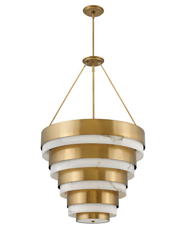 Hinkley Lighting Echelon Large Multi Tier Heritage Brass 30188HB