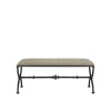 Currey & Co. Agora Bronze Bench, Calcutta Peppercorn 7000-0802