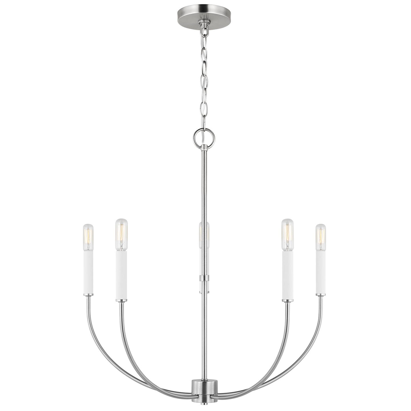 Visual Comfort Studio Chapman & Myers Bayview Double Left Sconce in Polished Nickel CW1102PN