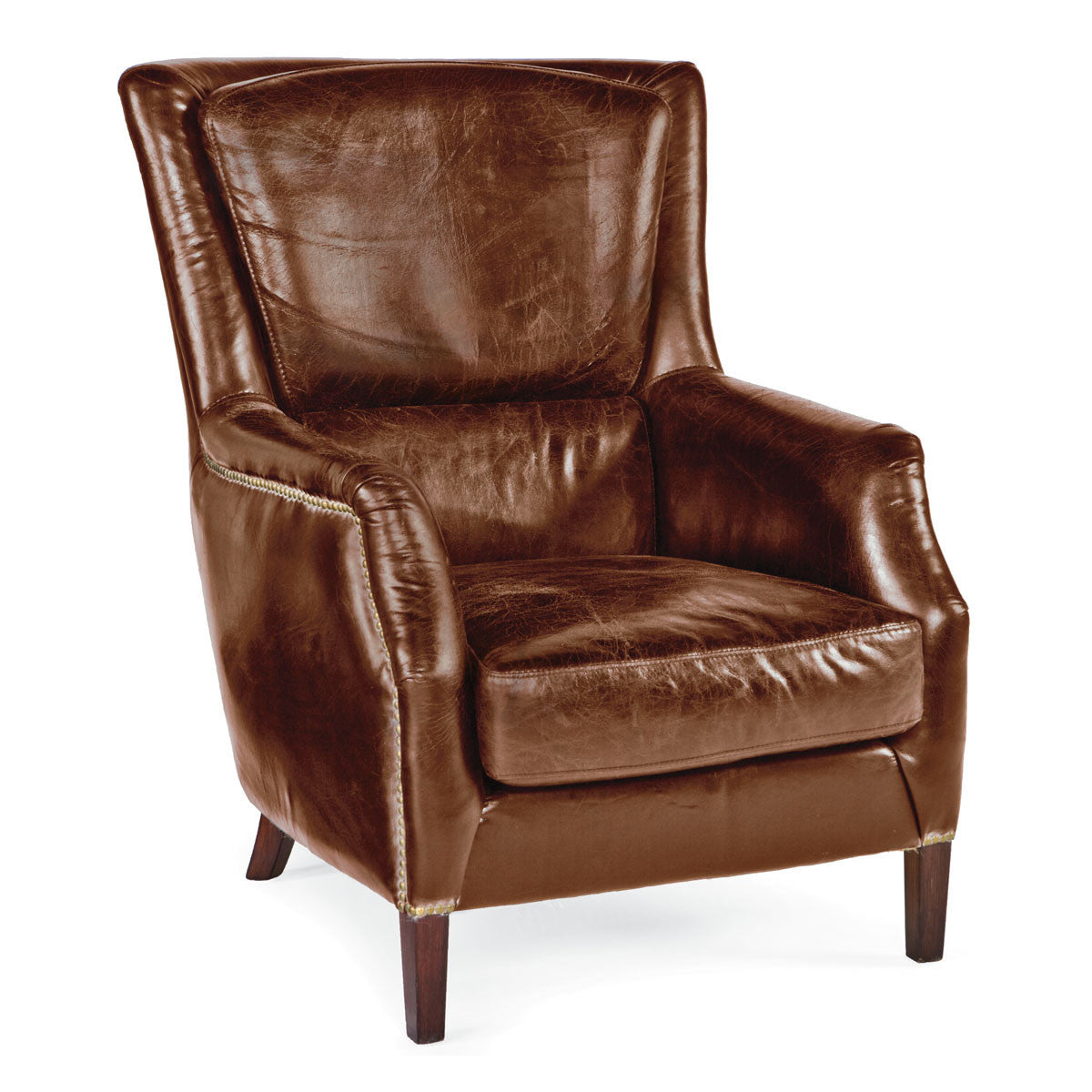 Regina Andrew Leather Garconniere Chair 32-1004VBR