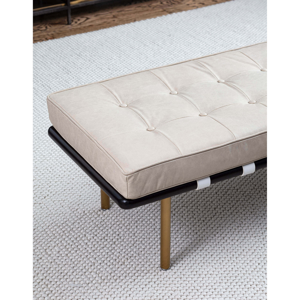 Regina Andrew Tufted Gallery Bench 32-1007WT