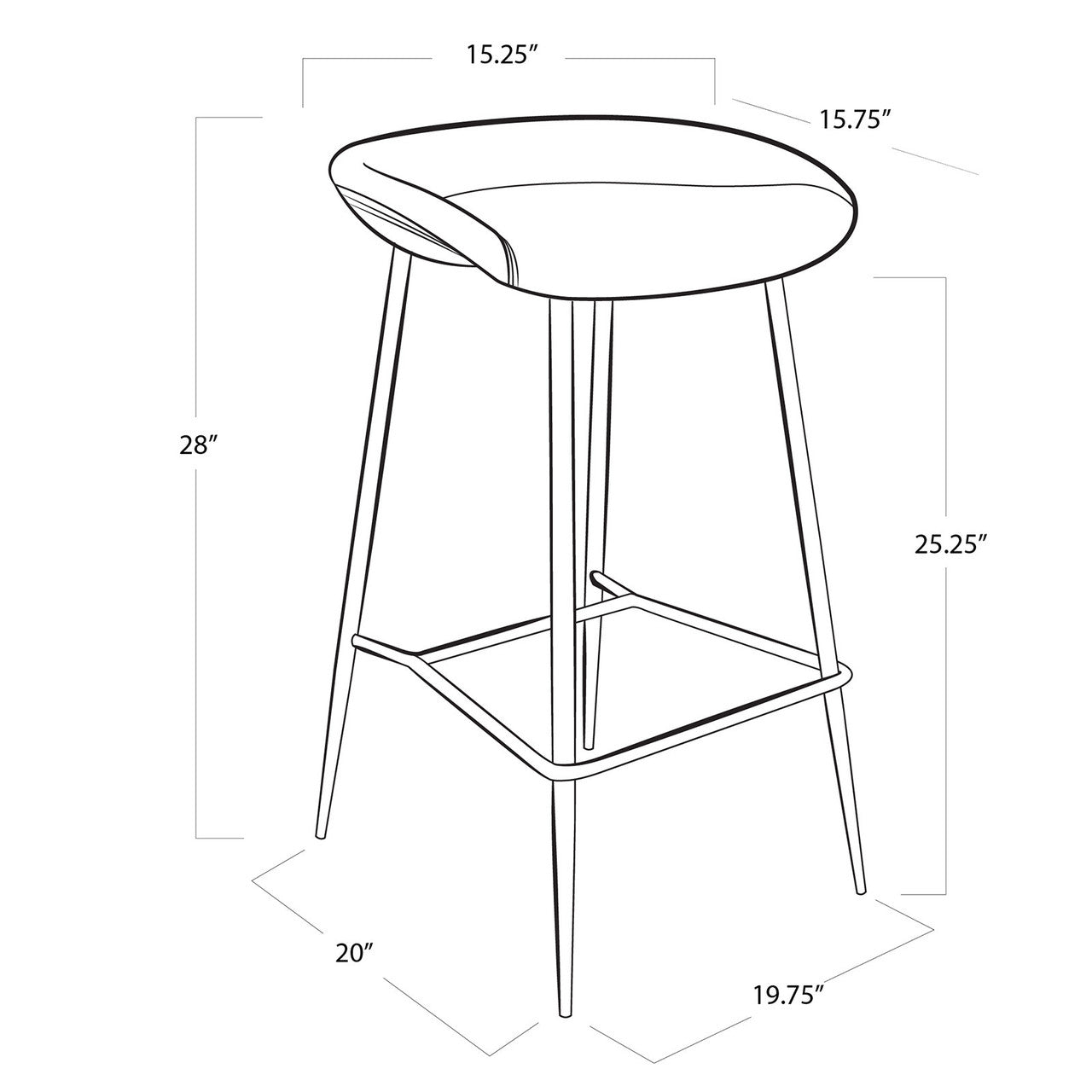 Regina Andrew Marc Counter Stool 32-1180