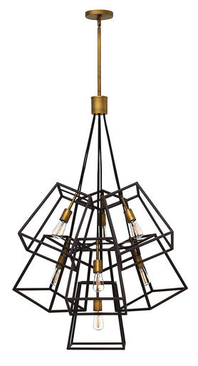 Hinkley Lighting Fulton Seven Light Multi Tier Bronze 3357BZ