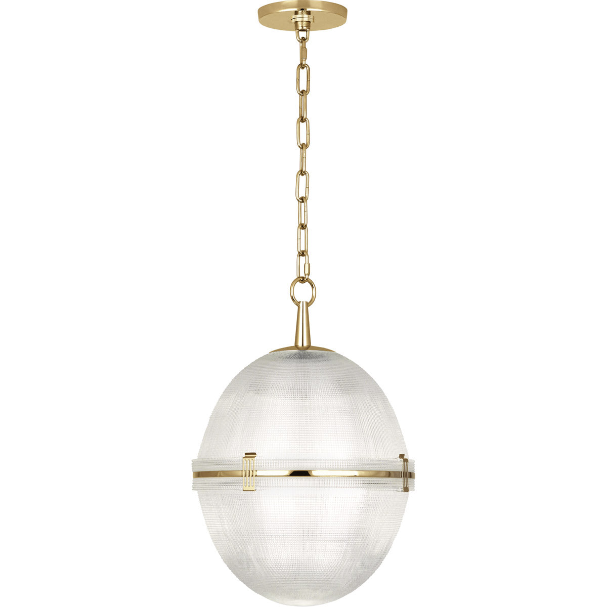 Robert Abbey  Brighton Pendant in Modern Brass Finish 3393