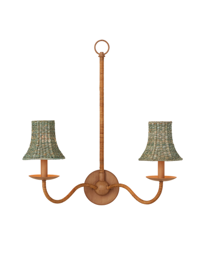 Currey & Co. Bell Light Teal Chandelier Shade 0900-0042