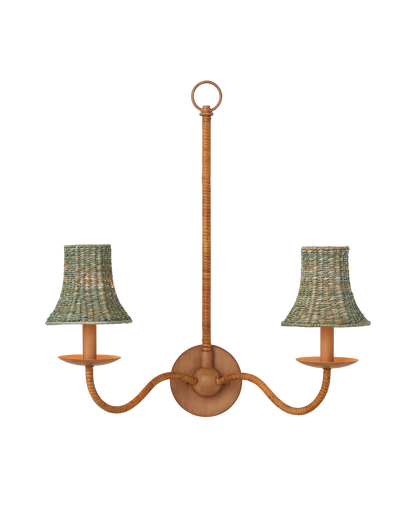 Currey & Co. Bell Light Teal Chandelier Shade 0900-0042