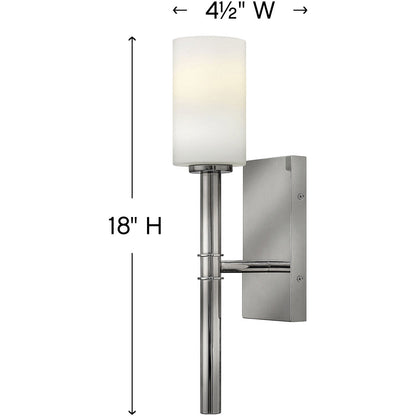 Hinkley Lighting Margeaux Single Light Sconce Polished Nickel 3580PN