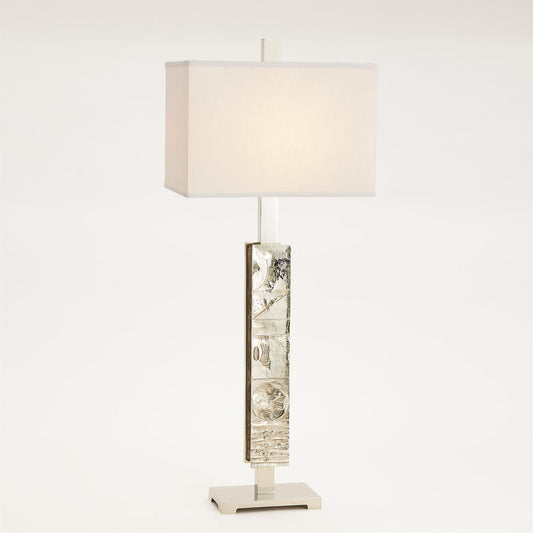 Global Views Pimlico Table Lamp Nickel 7.80595