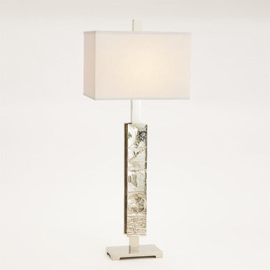 Global Views Pimlico Table Lamp Nickel 7.80595