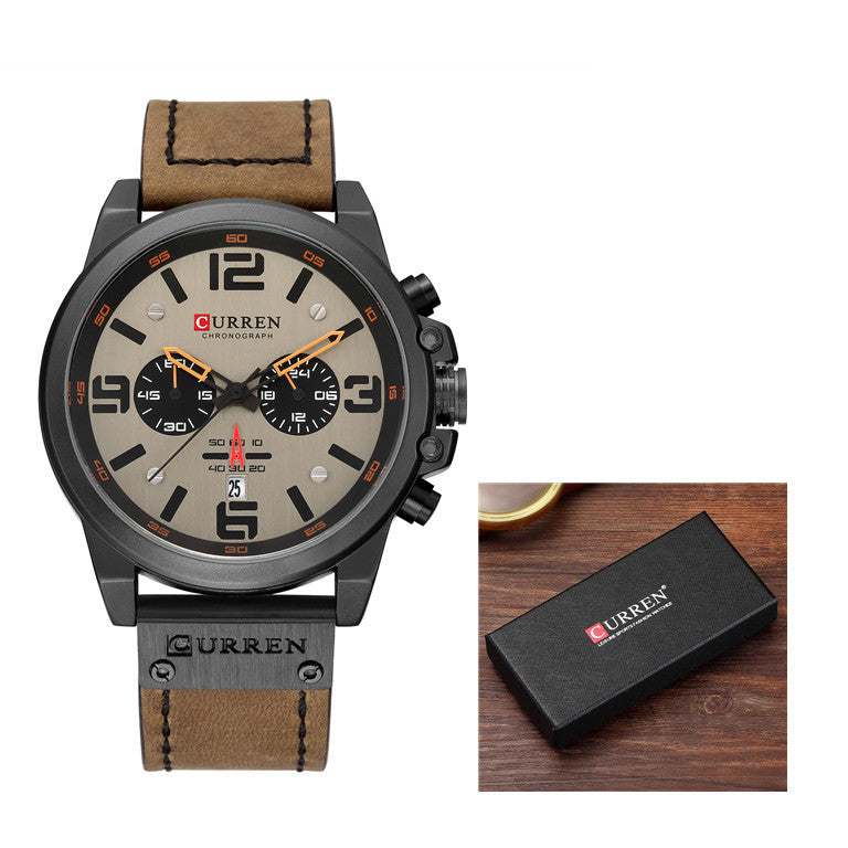 Curren Business Quartz Watch Japanese Movement Men's Watch