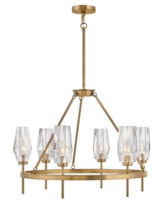 Hinkley Lighting Ana Medium Single Tier Heritage Brass 38255HB