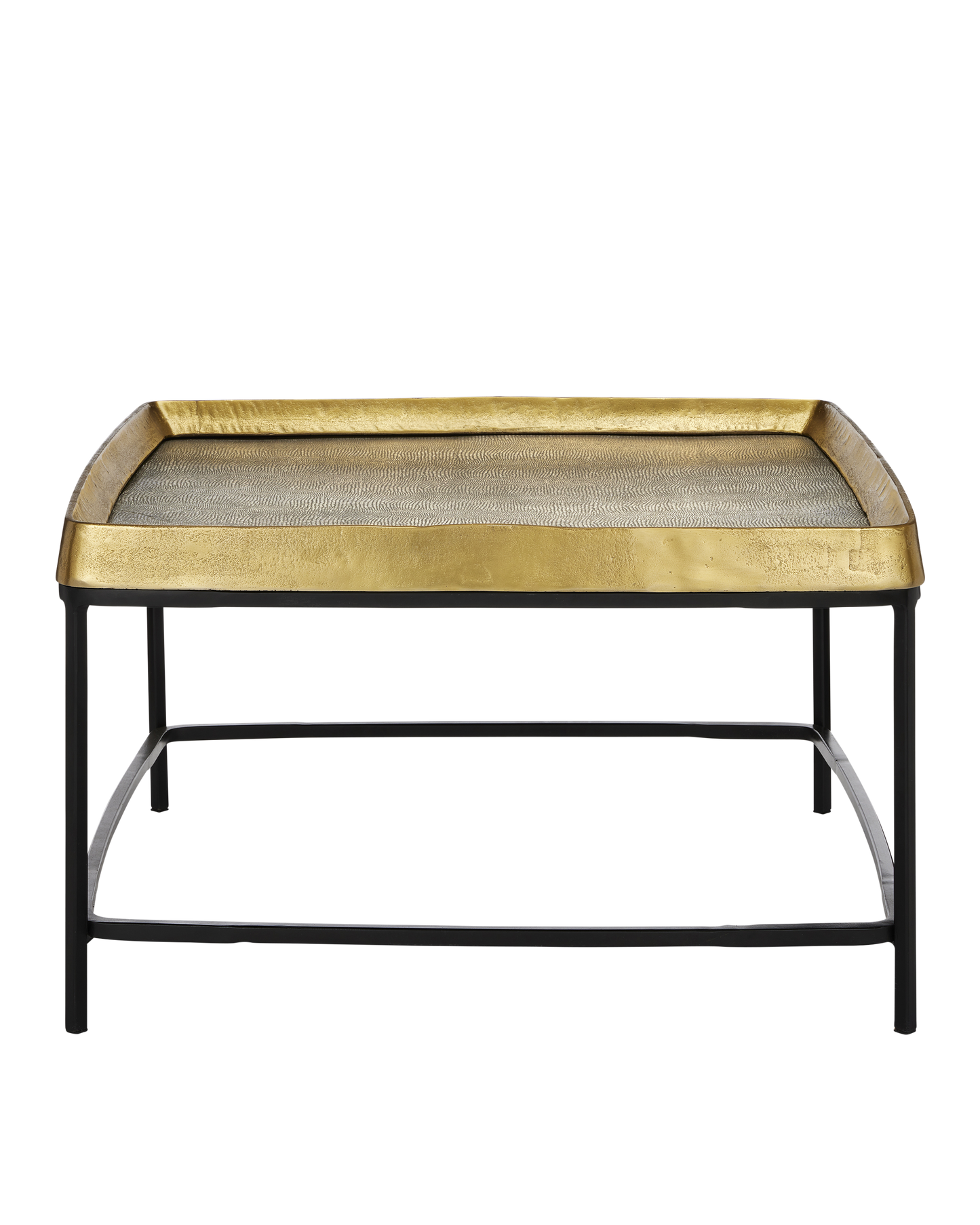 Currey & Co. Tanay Brass Cocktail Table 4000-0151