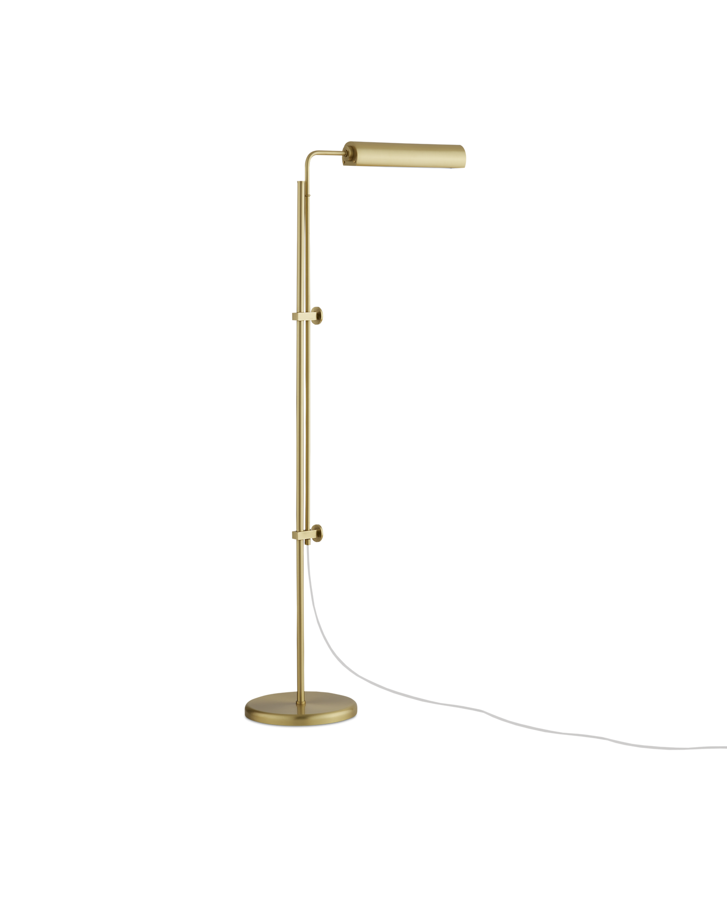 Currey & Co. Satire Brass Floor Lamp 8000-0113