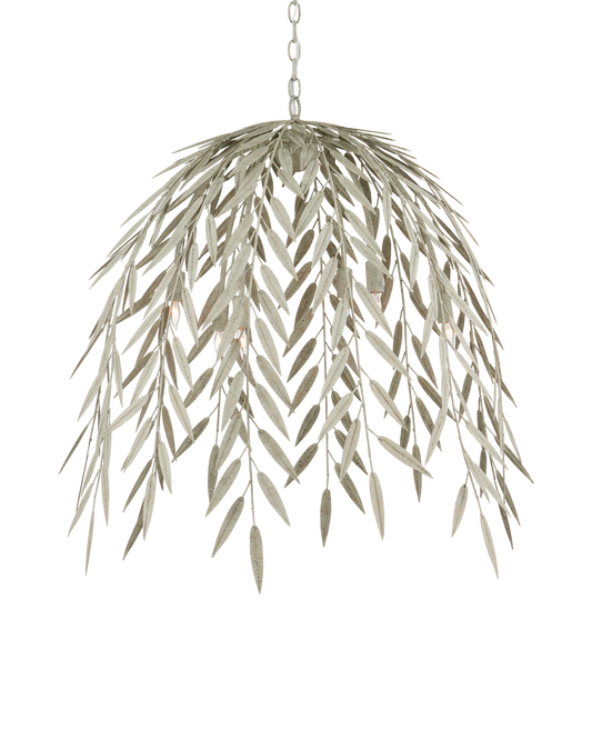 Currey & Co Weeping Sasaya Chandelier in Textured Sage 9000-1200