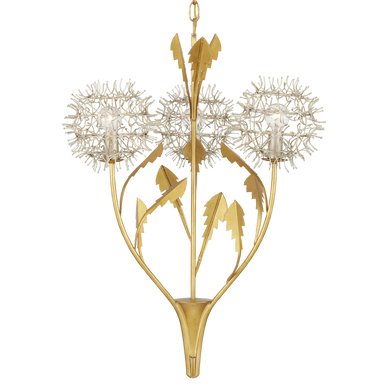 Currey & Co. Dandelion Silver & Gold Pendant 9000-1081