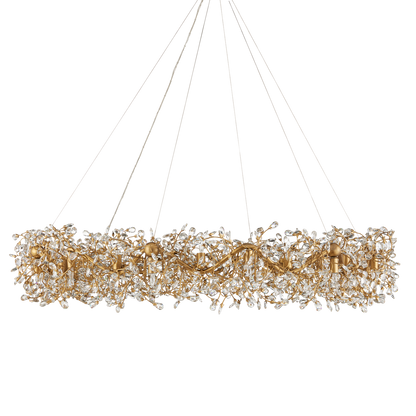 Currey & Co. Crystal Bud Grande Ring Chandelier 9000-1136