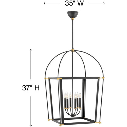 Hinkley Lighting Selby Large Open Frame Black 4056BK