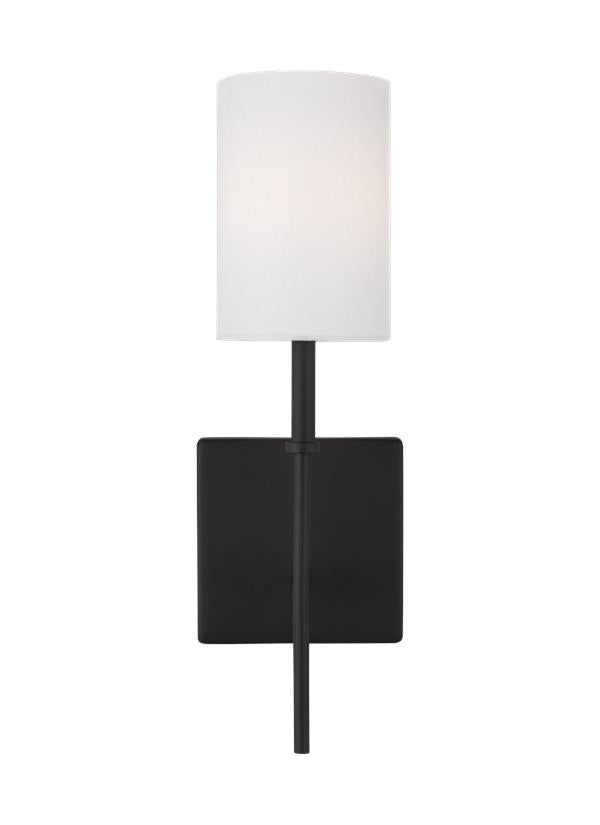 Visual Comfort Studio Studio Collection Foxdale One Light Wall / Bath Sconce in Midnight Black 4109301-112